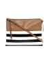 Coach 100% Leather Stripes Color Block Tan Leather Crossbody Bag One size - photo 1
