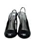 Diane von Furstenberg 100% Leather Black Heels Size 9 1/2 - photo 2