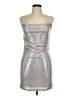 Thirty/Thirty Metallic Silver Cocktail Dress Size L - photo 1