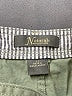 Natural Reflections 100% Cotton Solid Green Khaki Shorts Size 14 - photo 3