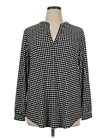 Anne Klein Long Sleeve Blouse (view 1)
