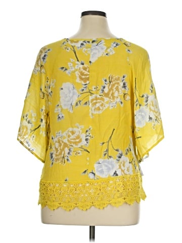 Unique Spectrum 3/4 Sleeve Blouse (view 2)