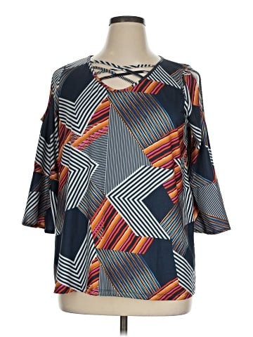 Robert Louis 3/4 Sleeve Blouse (view 1)