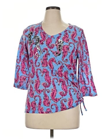Onque Casuals 3/4 Sleeve Blouse (view 1)