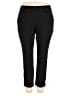 JM Collection Solid Black Active Pants Size 20 - photo 1