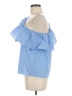 1.State Blue Sleeveless Blouse Size M - photo 5