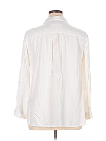 Ann Taylor LOFT 3/4 Sleeve Button-Down Shirt (view 2)