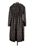 Escada Chevron-herringbone Purple Brown Coat Size EU 40 / US 10 - photo 2