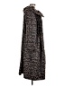 Escada Chevron-herringbone Purple Brown Coat Size EU 40 / US 10 - photo 4