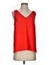 Ann Taylor 100% Polyester Red Sleeveless Top Size S - photo 1