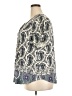 Rose + Olive Paisley Silver Short Sleeve Blouse Size 2X - photo 5