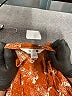 Three Dots Floral Orange Casual Pants Size L - photo 7