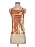 Anthropologie Metallic Gold Sleeveless Top Size S - photo 1