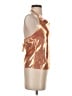 Anthropologie Metallic Gold Sleeveless Top Size S - photo 4