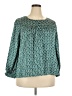 Preswick & Moore 100% Polyester Teal 3/4 Sleeve Blouse Size 2X - photo 1