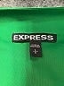 Express 100% Polyester Color Block Green Cocktail Dress Size L - photo 7