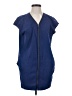 Acne Blue Zip Front Mini Dress Size EU 36 / US 6 - photo 1