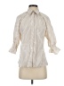 Boho Chic Ivory 3/4 Sleeve Button-Down Shirt Size S - photo 1