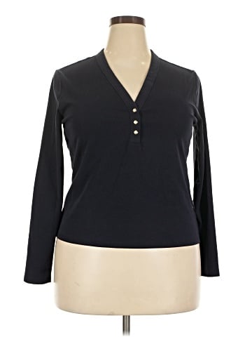 Free Assembly Long Sleeve Henley (view 1)