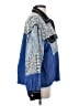 Pol 100% Cotton Print Blue Denim Jacket Size S - photo 4