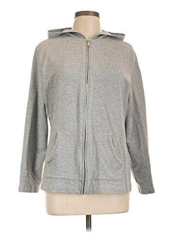 Karen Scott Sport Zip Up Hoodie (view 1)