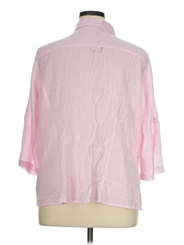Cato 3/4 Sleeve Button-Down Shirt (view 2)
