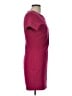 Likely Solid Pink Burgundy Casual Dress Size 10 - photo 4