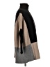 Joseph A. Color Block Black Poncho Size M - photo 4