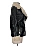 River Island 100% Polyurethane Solid Black Faux Fur Jacket Size 6 - photo 4