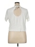 Express Ivory Short Sleeve Top Size XL - photo 2