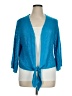 MULTIPLES Blue Cardigan Size 1X - photo 1