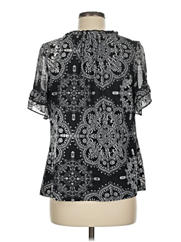 Perseption Concept Short Sleeve Blouse (view 2)