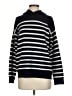 Vince. 100% Cashmere Stripes Black Cashmere Pullover Sweater Size S - photo 1