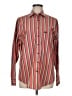 Faconnable Stripes Orange Long Sleeve Button-Down Shirt Size M - photo 1
