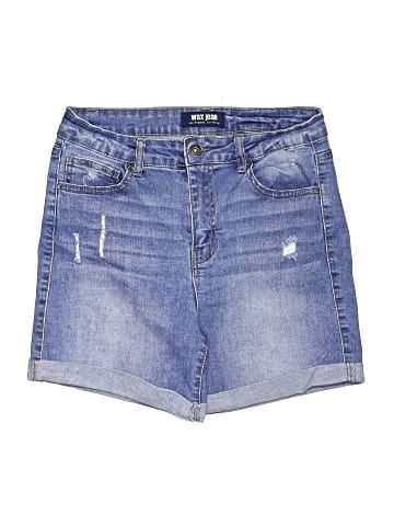 Wax Jean Denim Shorts (view 1)