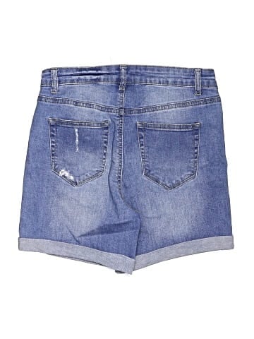 Wax Jean Denim Shorts (view 2)