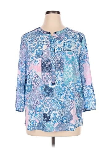 Not Your Daughter's Jeans 3/4 Sleeve Blouse (view 1)