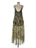 Free People 100% Polyester Tropical Green Cocktail Dress Size M - photo 2