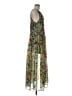 Free People 100% Polyester Tropical Green Cocktail Dress Size M - photo 4