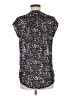 Fun2Fun 100% Polyester Black Short Sleeve Blouse Size M - photo 2