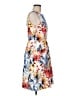 Donna Morgan 100% Polyester Floral Blue Casual Dress Size 6 - photo 4