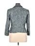 White House Black Market Tweed Blue Jacket Size 14 Petite - photo 2