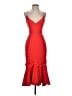 Nicholas 100% Polyester Red Cocktail Dress Size 2 - photo 1