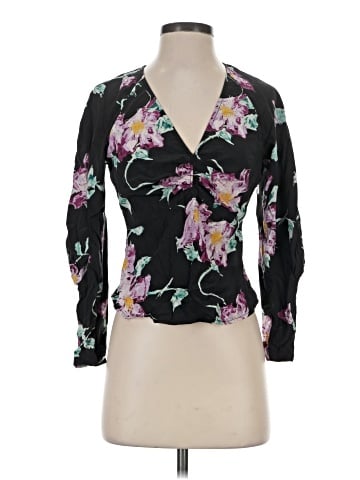 A.L.C. 3/4 Sleeve Silk Top (view 1)