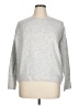 Vince Camuto Solid Silver Pullover Sweater Size L - photo 1