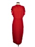 Express 100% Polyester Solid Red Cocktail Dress Size L - photo 1