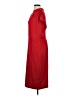 Express 100% Polyester Solid Red Cocktail Dress Size L - photo 5