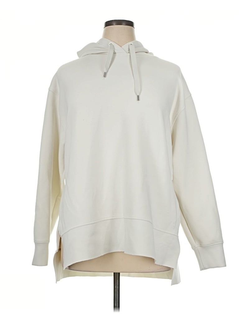 Pre-owned Calia Pullover Hoodie In Ivory