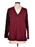 Ann Taylor LOFT Burgundy Pullover Sweater Size L - photo 1