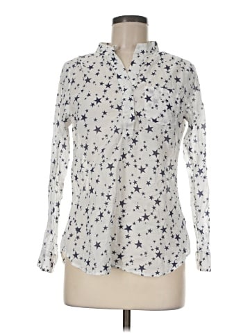 Always Indigo Long Sleeve Blouse (view 1)